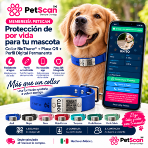 Membresía PetScan Premium – Collar QR